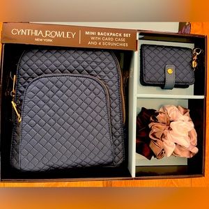CYNTHIA ROWLEY NEW YORK  Mini Backpack Set